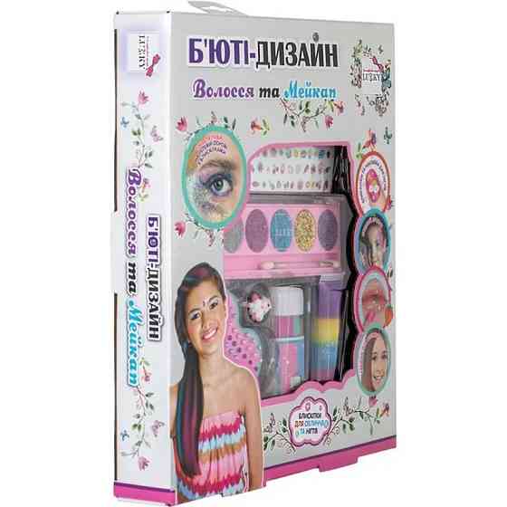 Дитячий набір коcметики "Волосся та макіяж" T20727 палетка 5 кольорів Вінниця