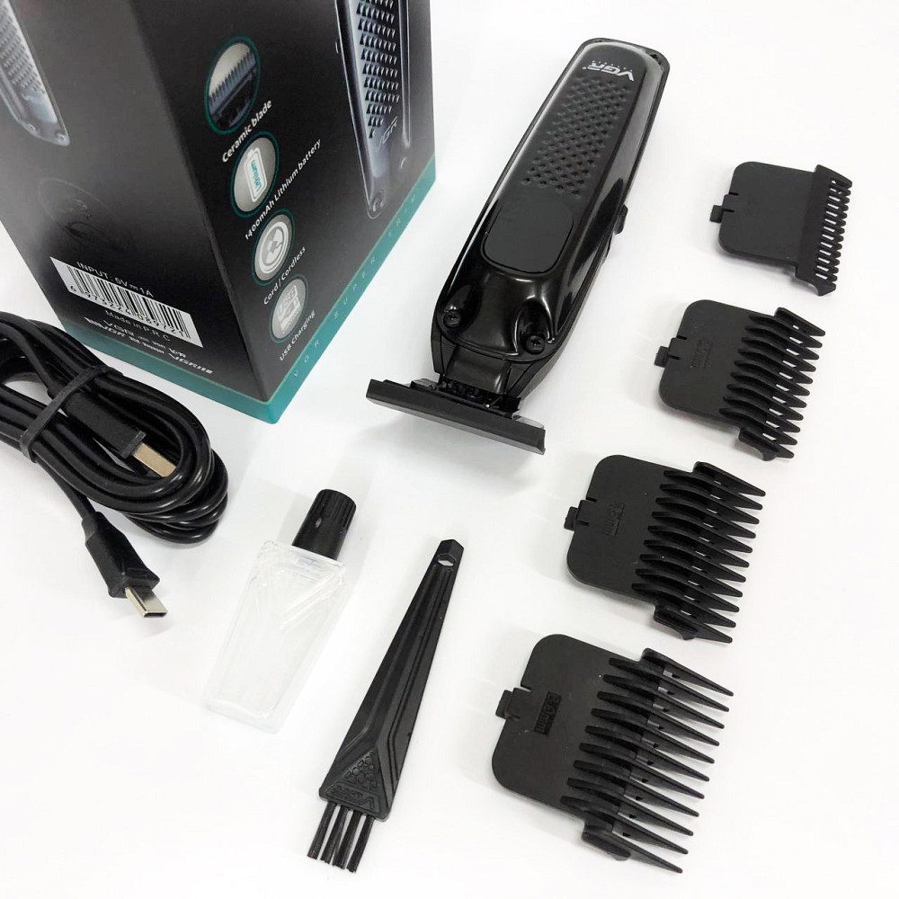 Машинка для стрижки волосся з акумулятором VGR V-972, Акумуляторний універсальний тример для стрижки PI-14 Івано-Франківськ - фото 1