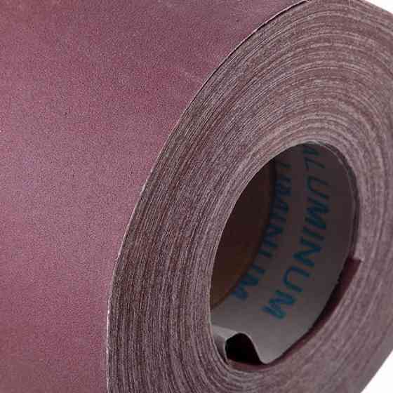 Шкурка шліфувальна, тканинна основа, К180, 200 мм × 50 м INTERTOOL BT-0723 Київ