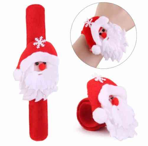 Новорічний браслет на руку Дід Мороз 22 см різнобарвний Київ