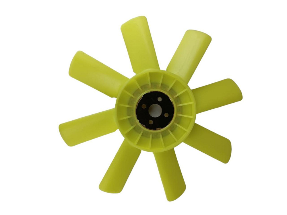 Вентилятор ГАЗ 3302, 2705, 2217 (8 лопатей, жовті) радіатора Мукачево - фото 1