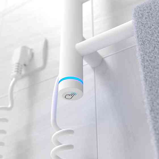 Електричний полотенцесушитель Laris Зебра ПРАЙМ ЧК6 400Х600 Е білий Київ