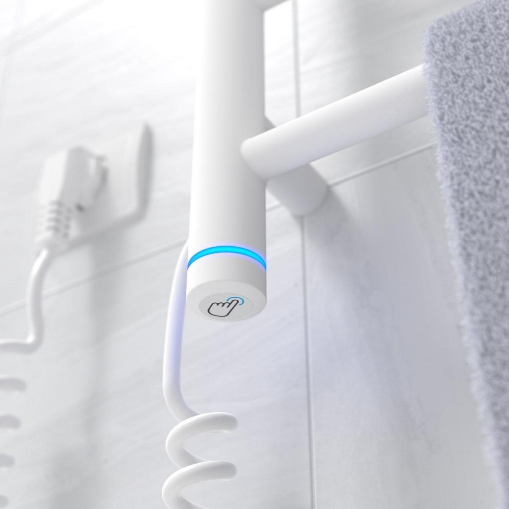 Електричний полотенцесушитель Laris Зебра ПРАЙМ ЧК6 400Х600 Е білий Київ - фото 6