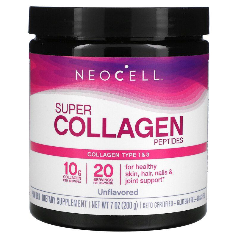 Супер коллаген тип 1 и 3 (Super Collagen) 198 г без вкуса Київ - фото 1