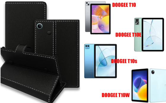 Книга-трансформер для планшета Doogee T10, T10E, T10S, T10W, цвет Black Киев