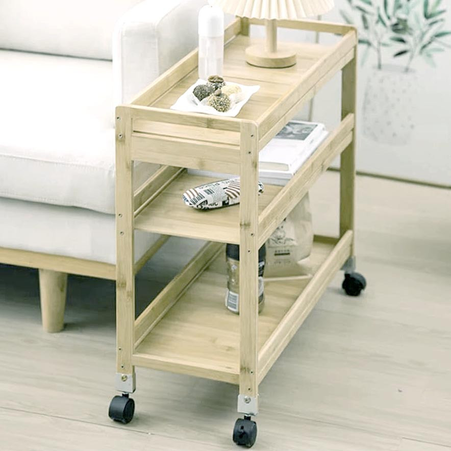 Этажерка для ванной на колёсиках 