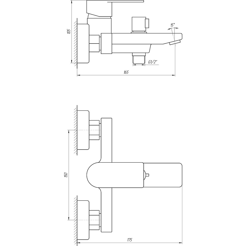 Змішувач для ванни TOPAZ SARDINIA TS 08131-H19N Тернопіль - фото 8