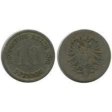 10 пфеннигов 1875 G - Германия Полтава - изображение 1