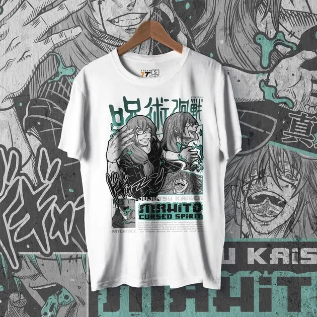 Футболка для підлітка хлопчика з принтом Магическая Битва Махито WE Розмір 160 Anime10724 Дніпро - фото 1