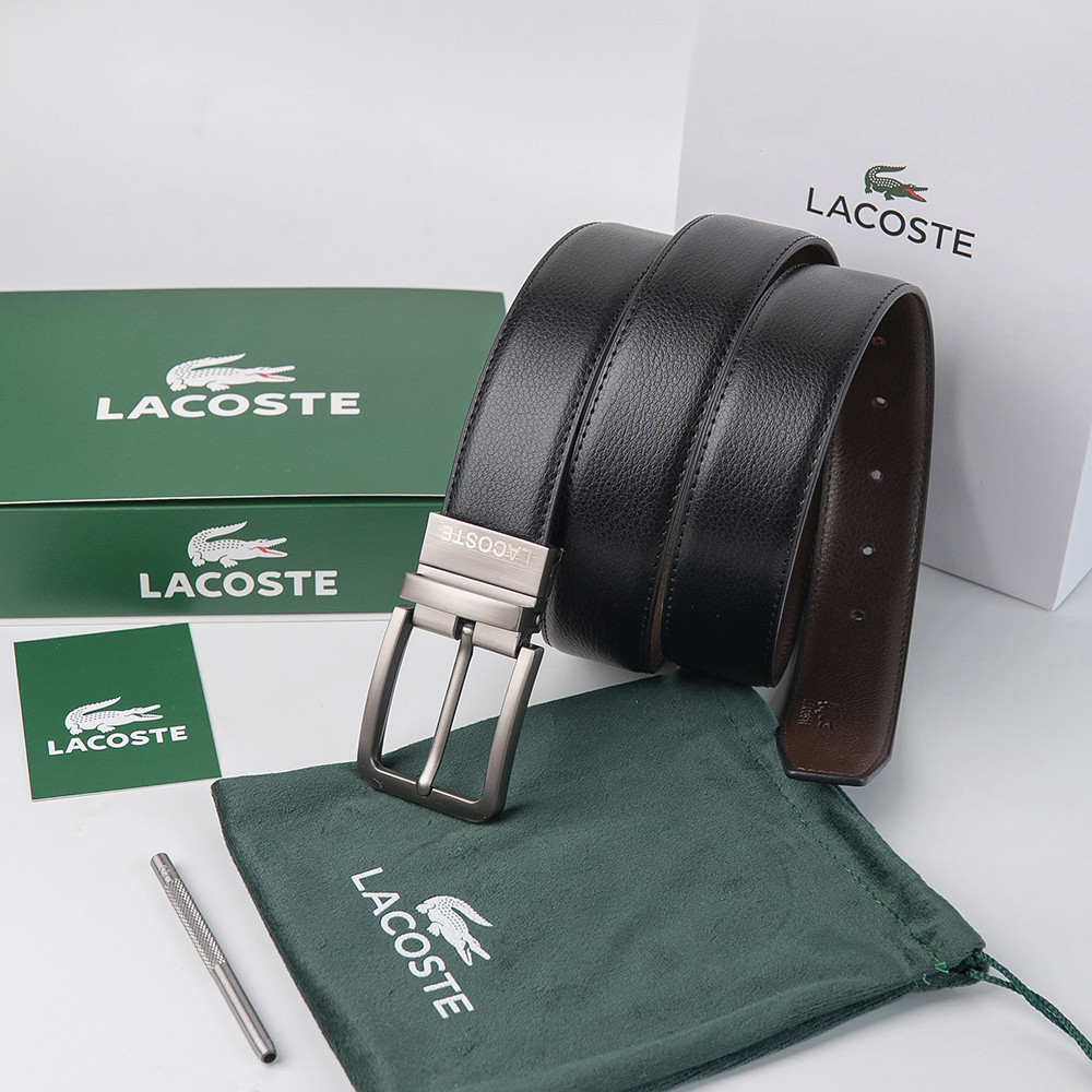 УЦЕНКА!!! Двусторонний ремень из натуральной кожи Lacoste (985) Киев - изображение 1
