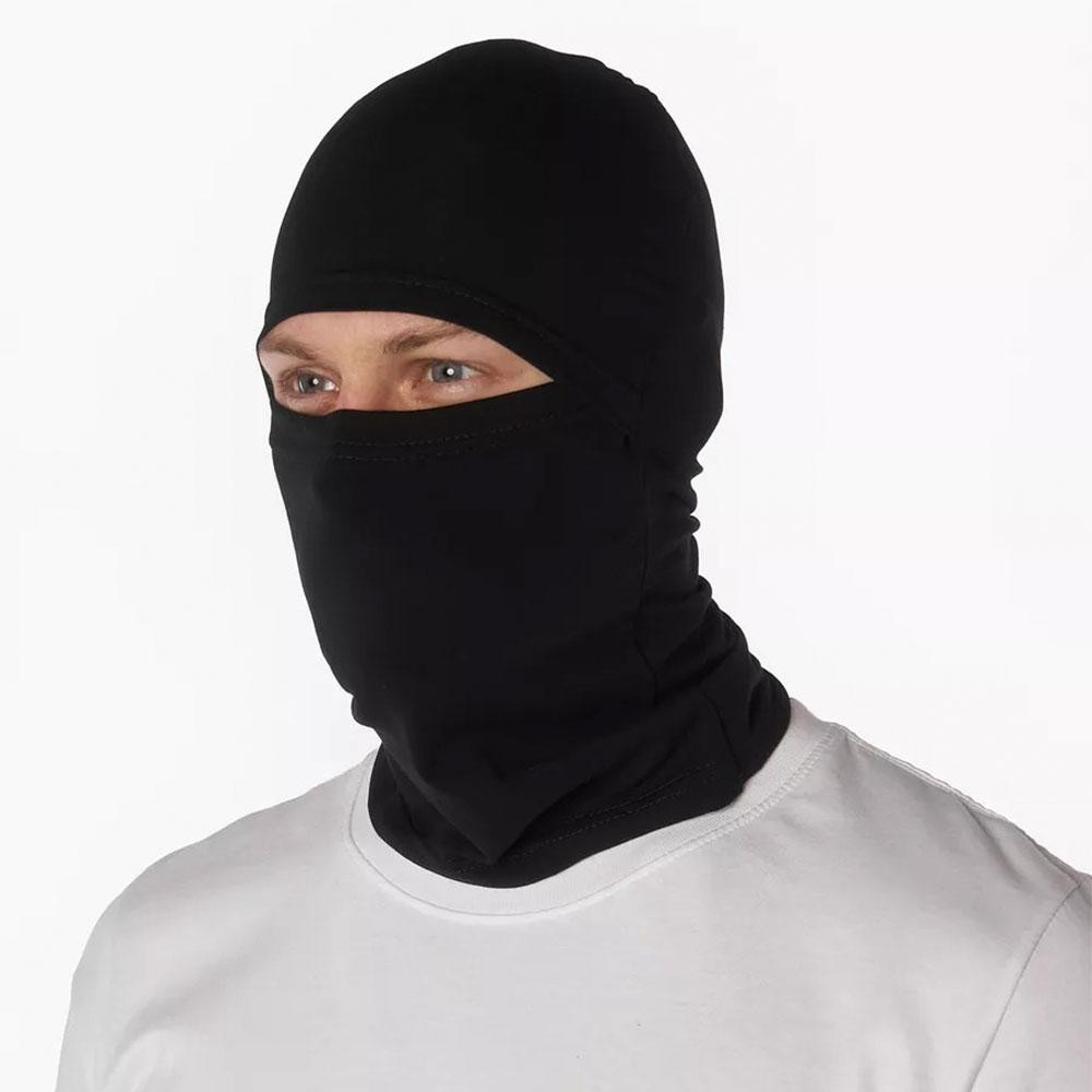 Зимова балаклава-баф на флісі, Чорна / Тактична балаклава утеплена / Балаклава флісова Київ - фото 3