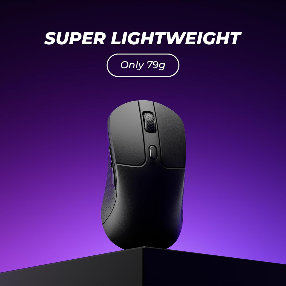 Бездротова ігрова миша Keychron M3 8K Black, PixArt 3950, 30000 DPI, 8000 Гц, Bluetooth 5.3, 2.4 ГГц, USB-C, 79 г Київ - фото 7