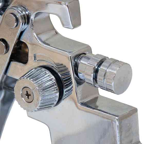 Фарборозпилювач HVLP Ø1.3+1.8 мм 140-280 л/хв 6бар/б 600 мл (пласт) хром SIGMA (6812151) Київ