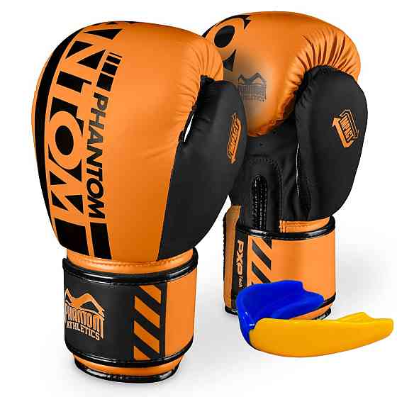 Боксерские перчатки Phantom APEX Neon Orange 10 унций (капа в подарок) Киев
