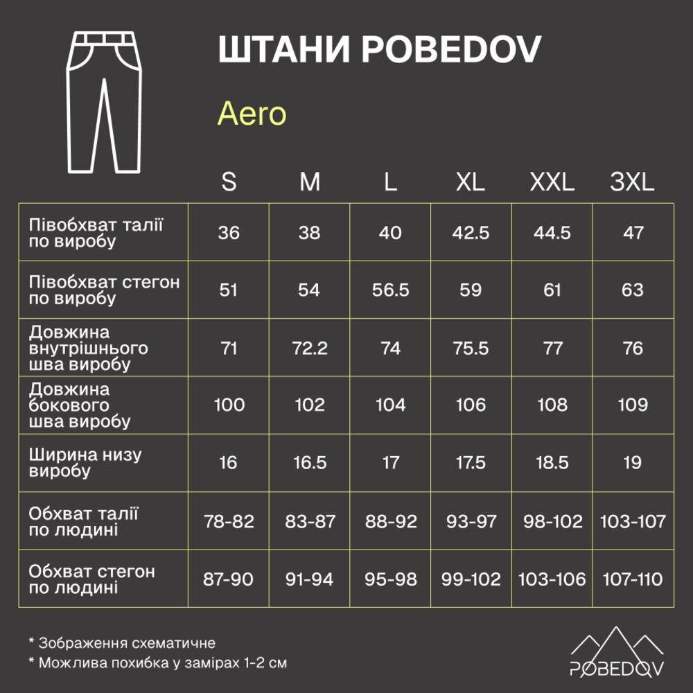 Однотонні базові чоловічі штани весна літо темно-сірі Pobedov Aero Київ - фото 17