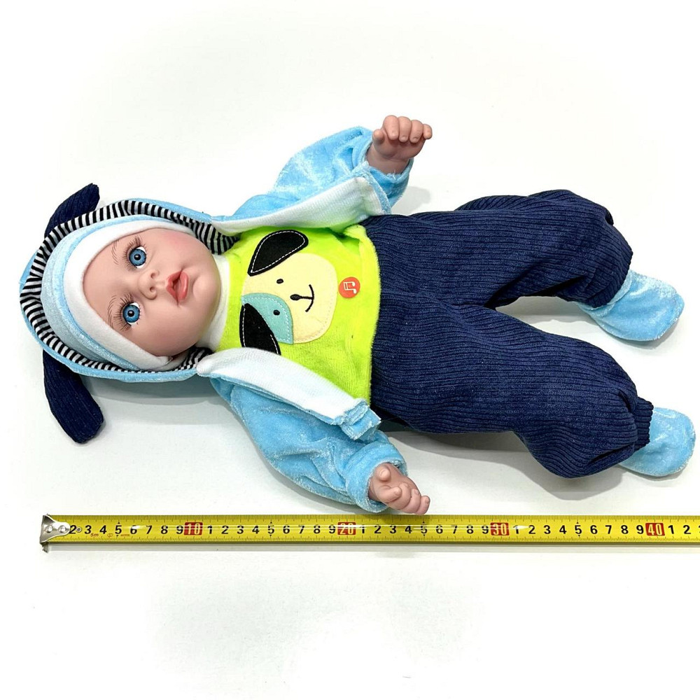Пупс Країна Іграшок Чудо малюк відтворює веселі мелодії колискові або фрази Блакитний (PL-525-116) Чернигов - изображение 5