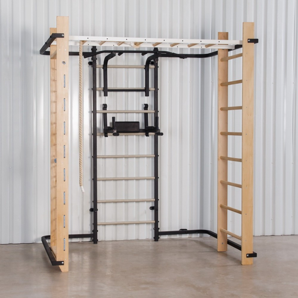 Шведская стенка спортивный комплекс Olimp Black для детей и взрослых усиленная металлическая для всей семьи Каменское - изображение 3