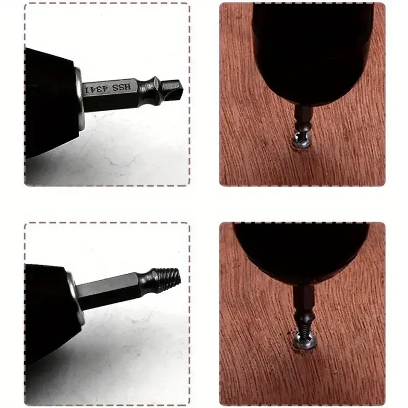 Набор экстракторов для сломанных болтов, 4 шт в кейсе Киев - изображение 7