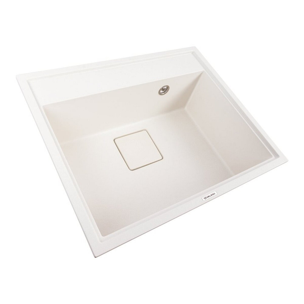 VALESO Гранітна мийка VALESO SHERLIT 6050 матова Білосніжна Киев - изображение 3