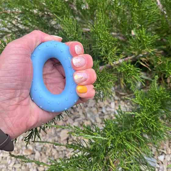 Эспандер кистевой силиконовый PowerPlay PP-4338 Hand Grip Light 15 кг. Голубой Киев