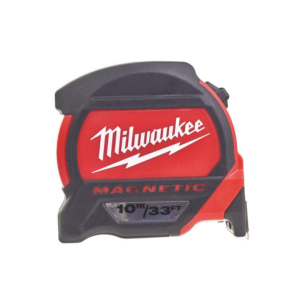 Рулетка магнітна PREMIUM MILWAUKEE, 10м/33фт, (27мм) Одеса - фото 1