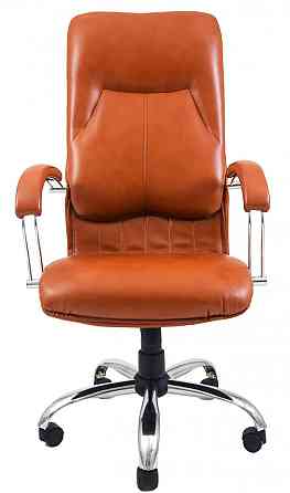 Офисное Кресло Руководителя Richman Nicosia Fly 2212 Хром М2 AnyFix Коричневый Киев