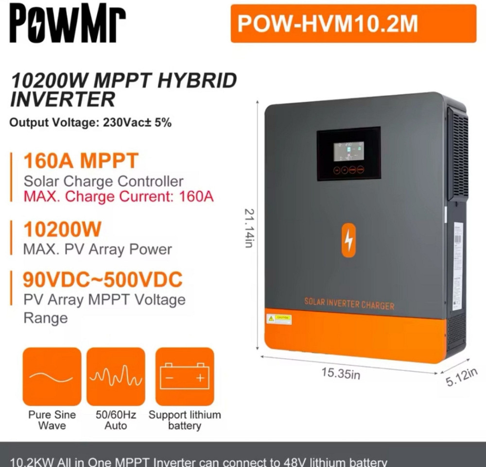Инвертор гибридный PowMr EaSun все модели. Харьков - изображение 5