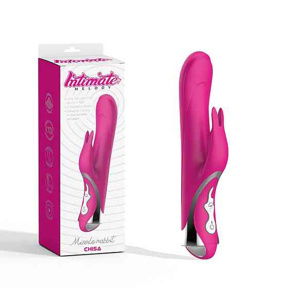 Вибратор кролик с вращением Chisa Intimate Melody Missile Rabit, розовый Sex Aura Киев