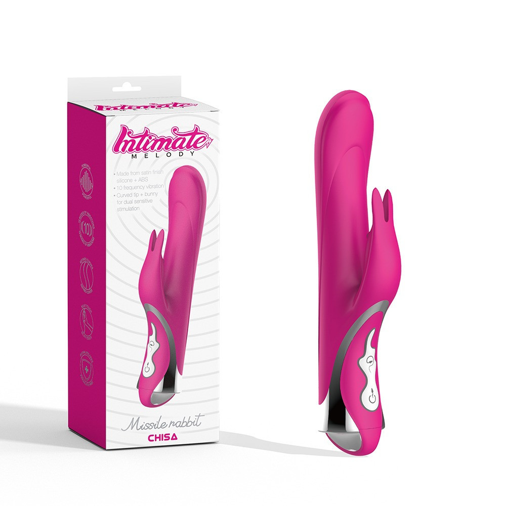 Вибратор кролик с вращением Chisa Intimate Melody Missile Rabit, розовый Sex Aura Киев - изображение 1