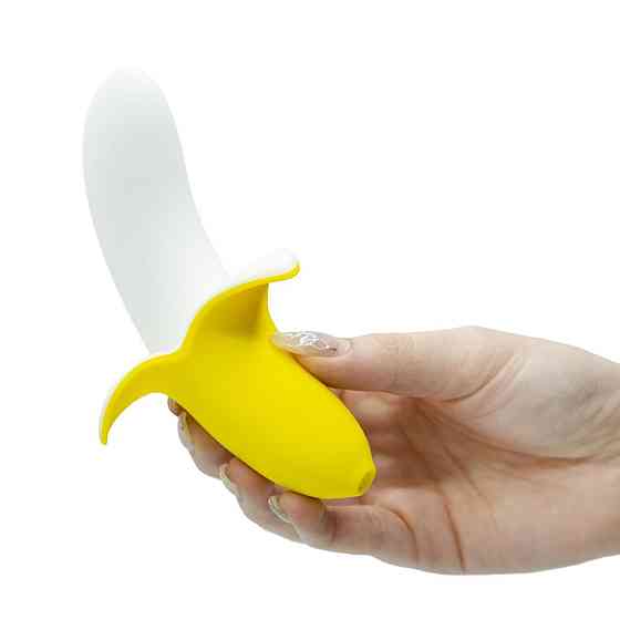 Вібратор-банан Banana Bliss Mini Silicone Vibrator, вагінально-кліторальна стимуляція, 10 режимів Sex Aura Київ