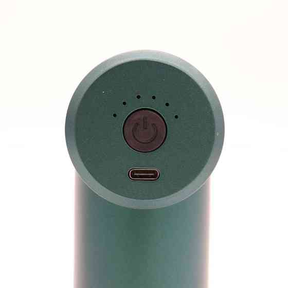 Перкусійний масажер із 4 насадками Gun Massager, Зелений/ Масажер для тіла/Рожевий масажер Київ