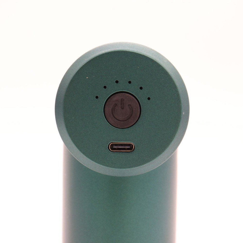 Перкуссионный массажер с 4 насадками Gun Massager, Зеленый / Массажер для тела / Ручной массажер Киев - изображение 6