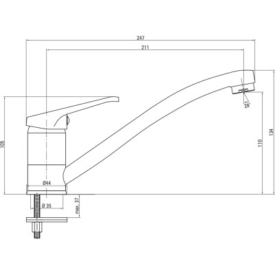 Мойка кухонная Deante Doppio+ зміш. BYU 060M (ZENA0103) Винница - изображение 3