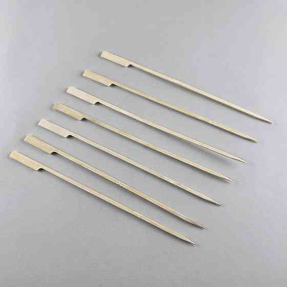 Деревянные бамбуковые шпажки Гольф 25см,100 шт (1 пачка) Харьков