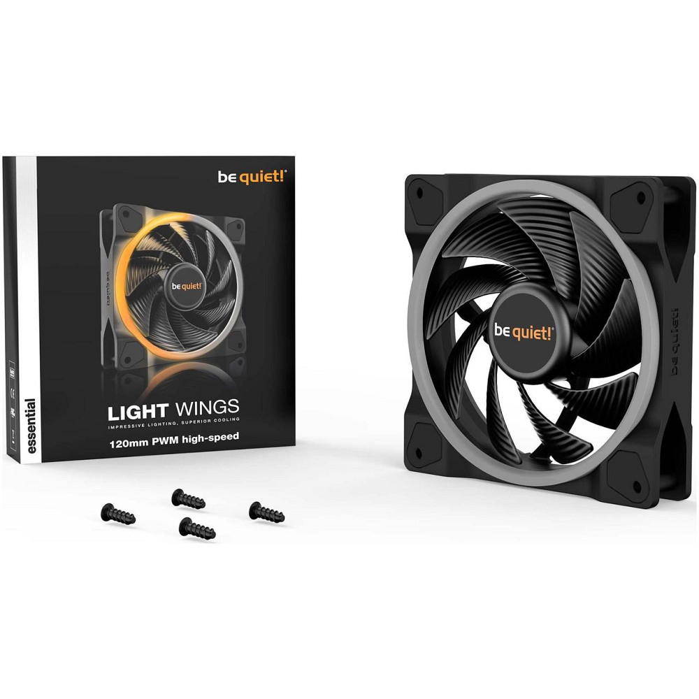 Вентилятор be quiet! Light Wings 120mm PWM High-Speed Black (BL073) ( 22300 ) Харьков - изображение 3