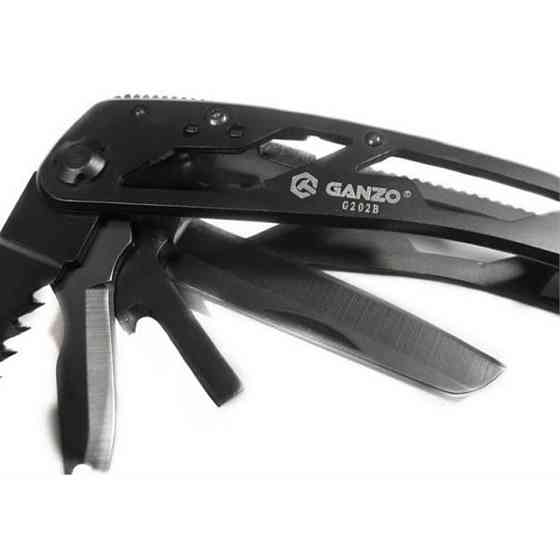Мультитул Ganzo G202B з чохлом Molle та бітами, 24 функції Київ