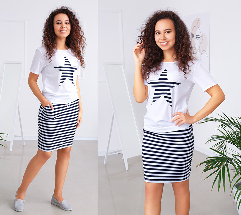 Костюм с юбкой Афина батал Киев - изображение 5