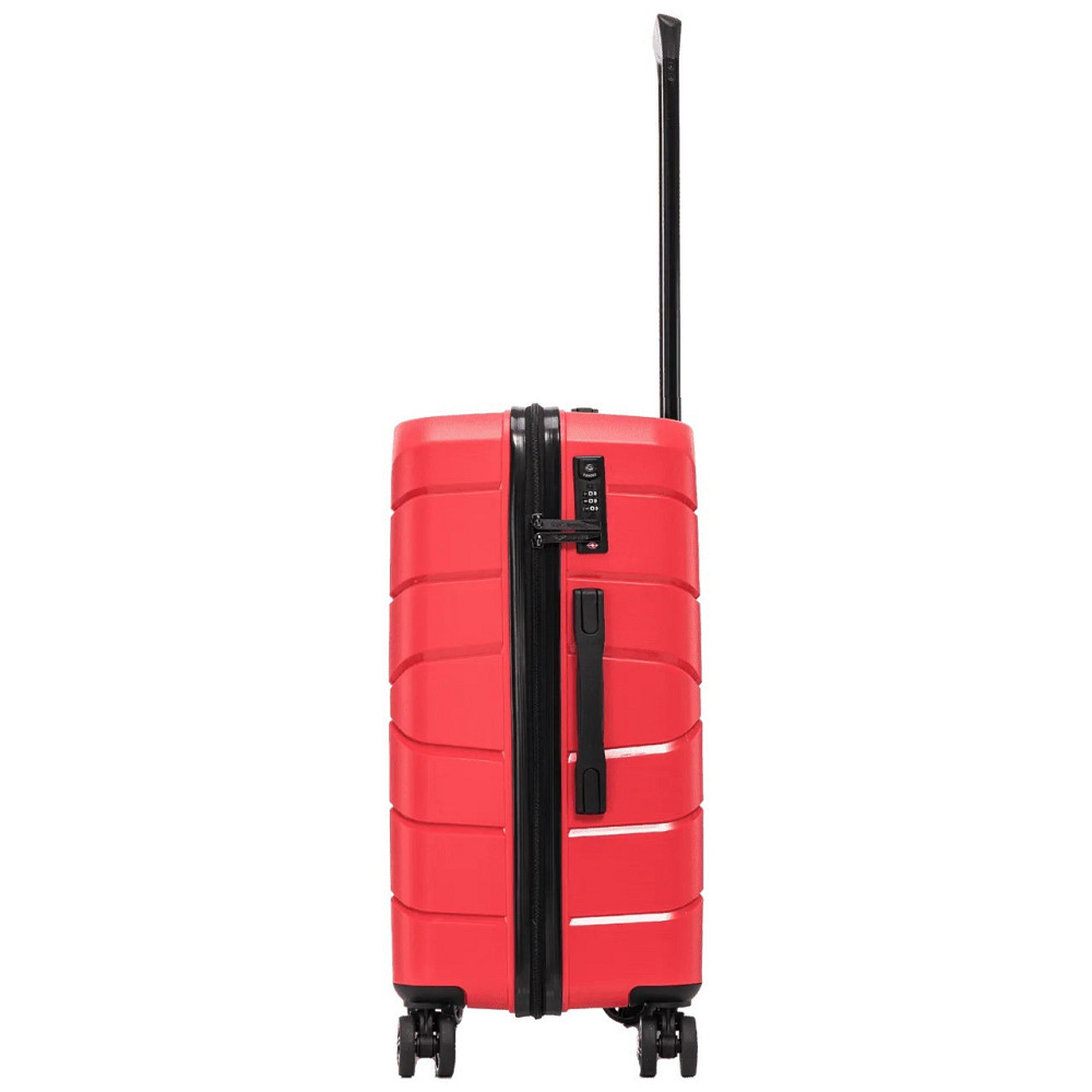 Чемодан полипропиленовый WINGS PP06 малый 55 см красный Киев - изображение 2