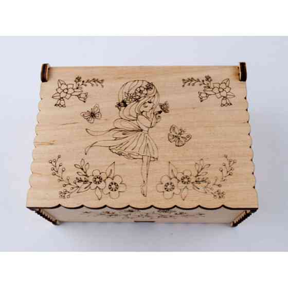 Набір для творчості "Лісова мавка" 100278 з глітером та пензликом Вінниця