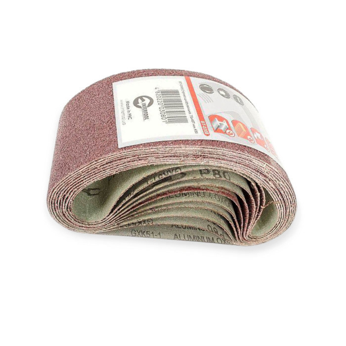 Стрічка шліфувальна наждачна 75х457мм, (зерно 80) 10шт Мукачево - фото 2