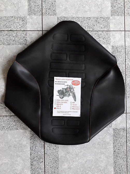 Чохол сидіння ІЖ 5 (щільний шкірвініл з відбитком) IGR Киев - изображение 1