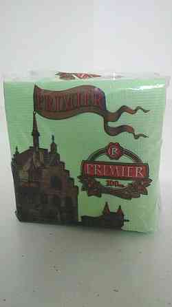 Салфетка  100лист Премьер  Зеленая (10 пачка) Харьков