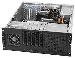 Сервер Supermicro SuperChassis 842TQC-668B - Rack Server Black,Grey ATX,EATX,Micro ATX 4U Fan fail,HDD,Network,Power Киев - изображение 1
