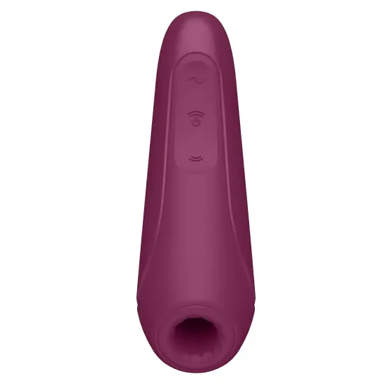 Вакуумний кліторальний стимулятор Satisfyer Curvy 1+ Rose Red з керуванням через інтернет Львів