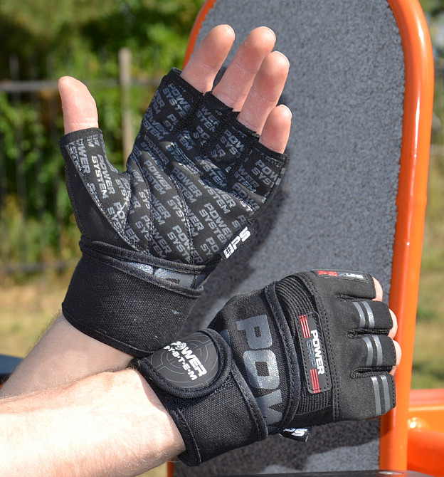 Рукавички для фітнесу Power System PS-2800 Power Grip Black M Киев - изображение 5