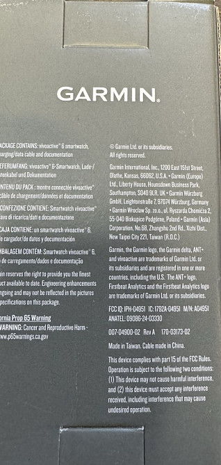 Garmin VivoacTIVE 6 новий Київ - фото 6