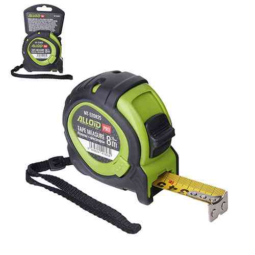 Alloid Pro. Рулетка з фіксатором  8 м/25 мм, MT-520825 Одеса