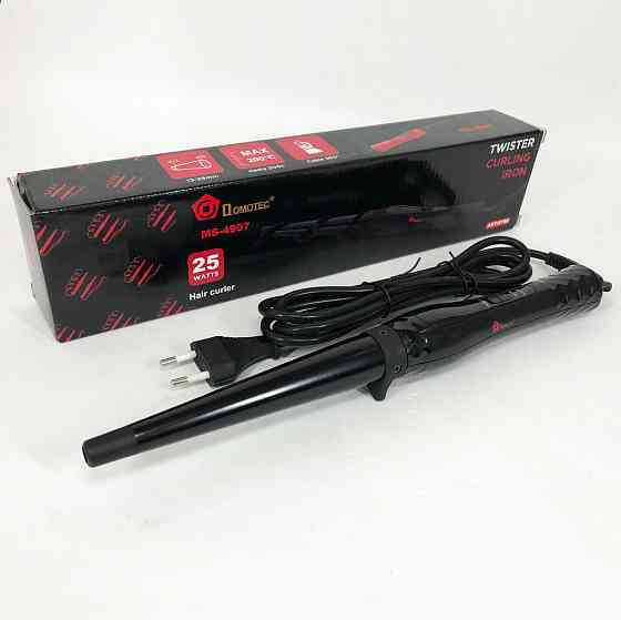 Плойка з функцією укладання і завивки волосся DOMOTEC, Плойка для об'єму, Праска для завивки волосся HC-47 Івано-Франківськ