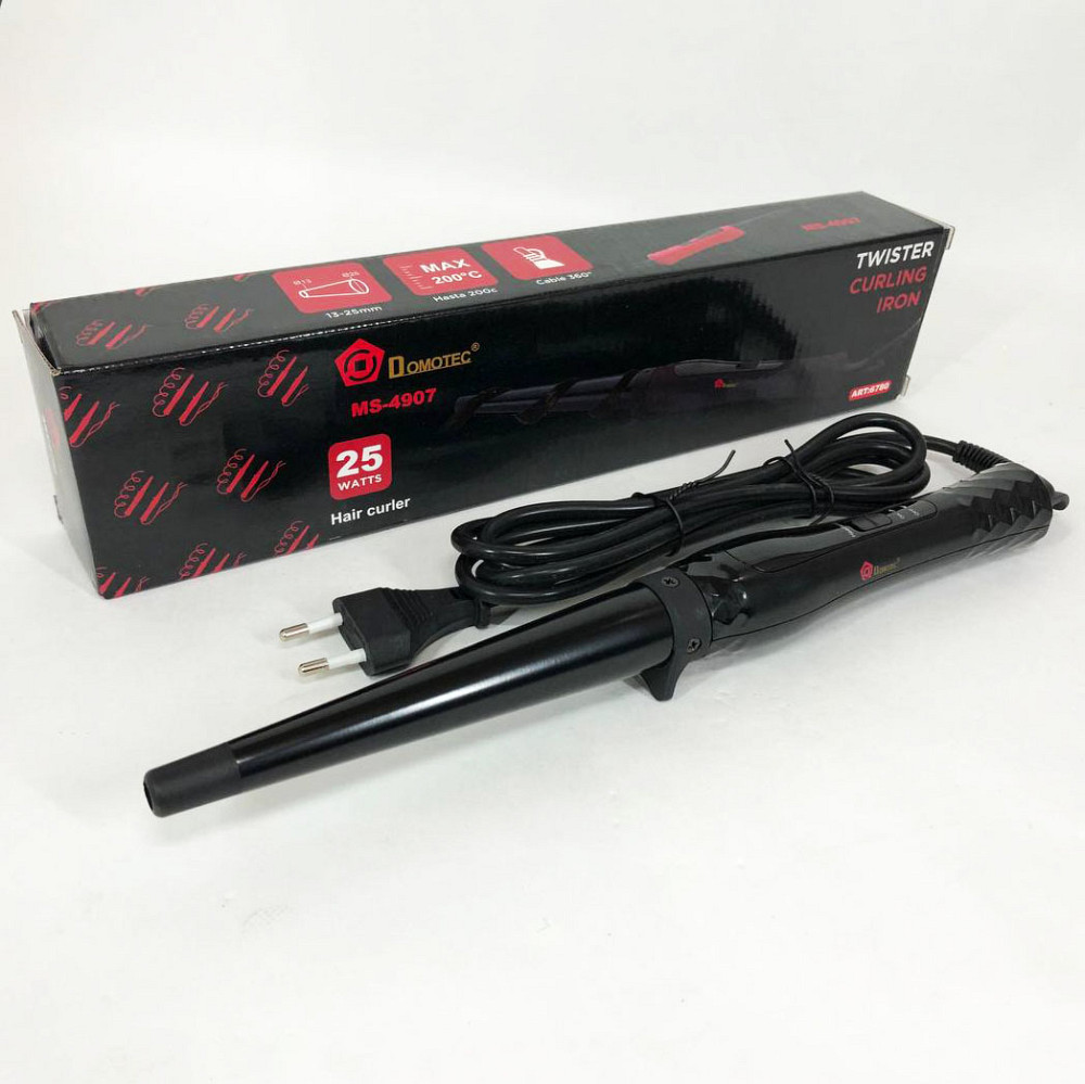 Плойка з функцією укладання і завивки волосся DOMOTEC, Плойка для об'єму, Праска для завивки волосся HC-47 Івано-Франківськ - фото 6