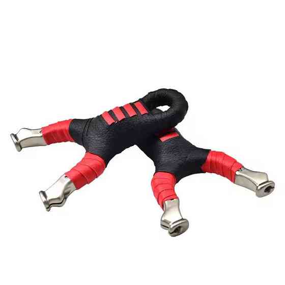 Спортивна рогатка з нержавіючої сталі з прицілом і шкіряною рукояткою Київ